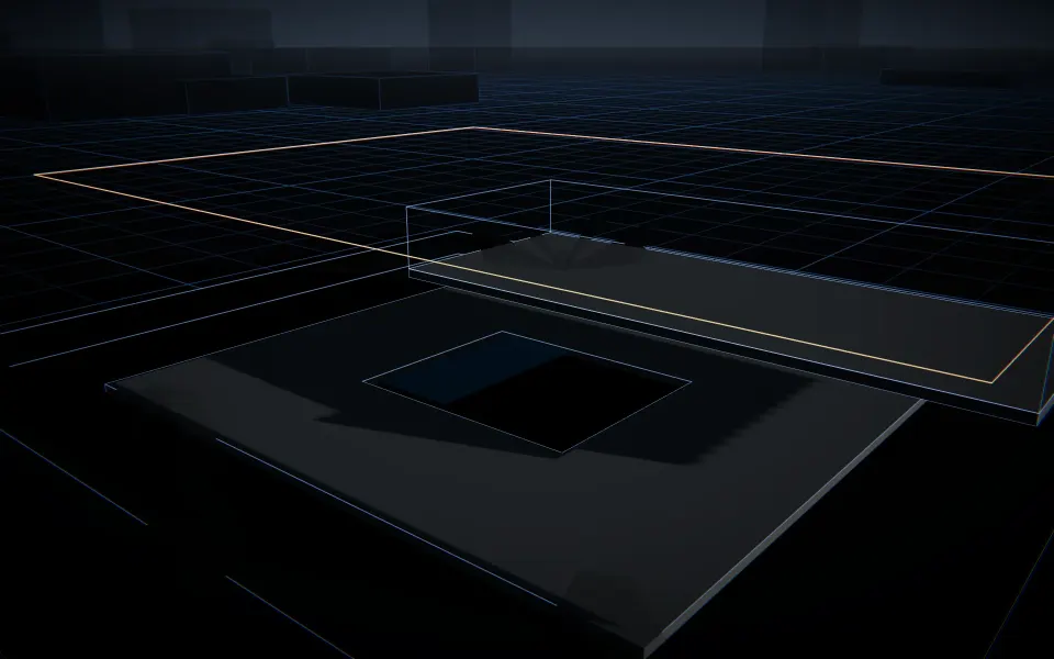 Structural model of the cantilevers